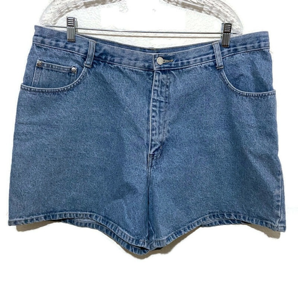VTG Northwest Blue women high-rise denim shorts 20